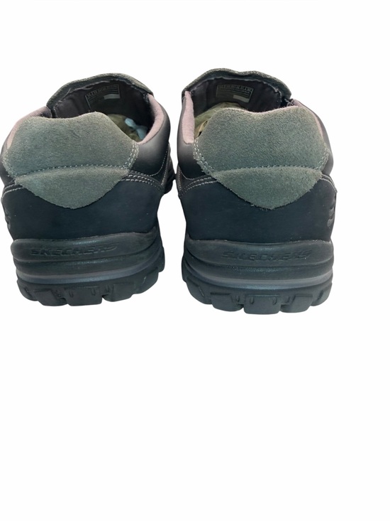 Skechers Black Slip-On Casual Loafers for Men